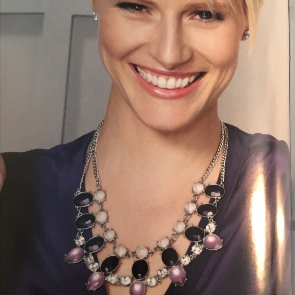 NIB Lia Sophia Cosmic Dust retail $148 Statement necklace